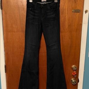 Women's Dark Blue Flare Jeans
